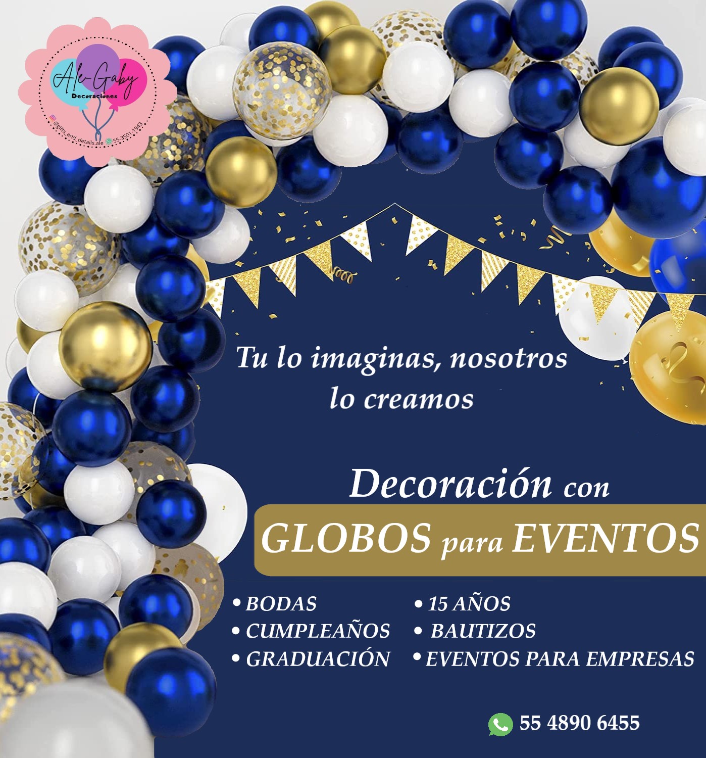 Decoración con globos para eventos